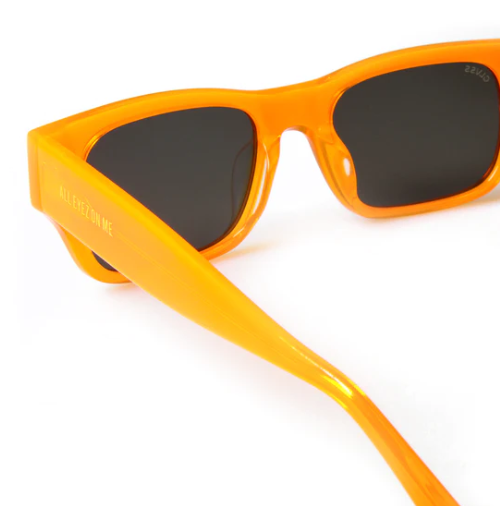 Sunglasses The Americana Neon Orange Smoke